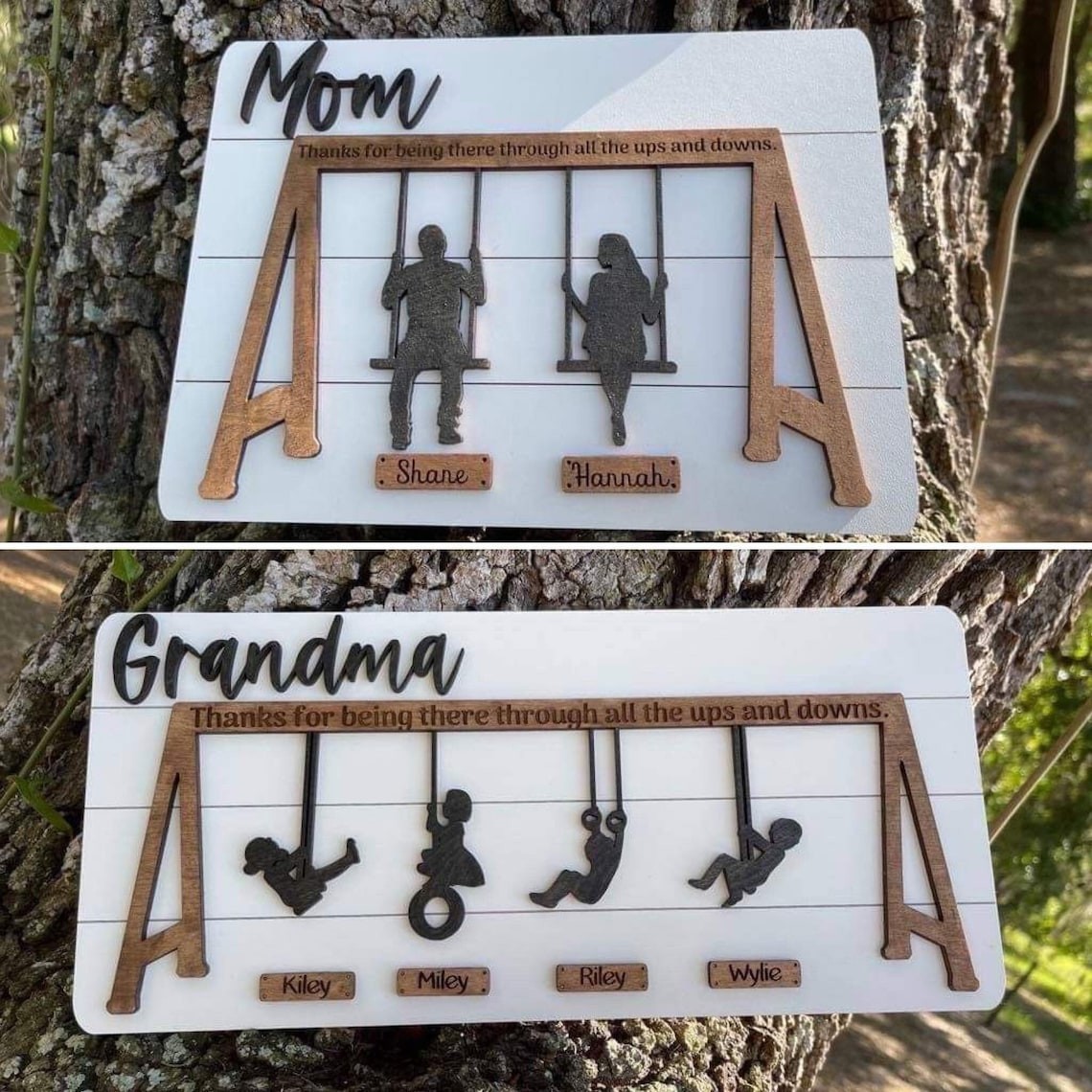 Personalized Swing Set Sign For Mother’s Day Gift