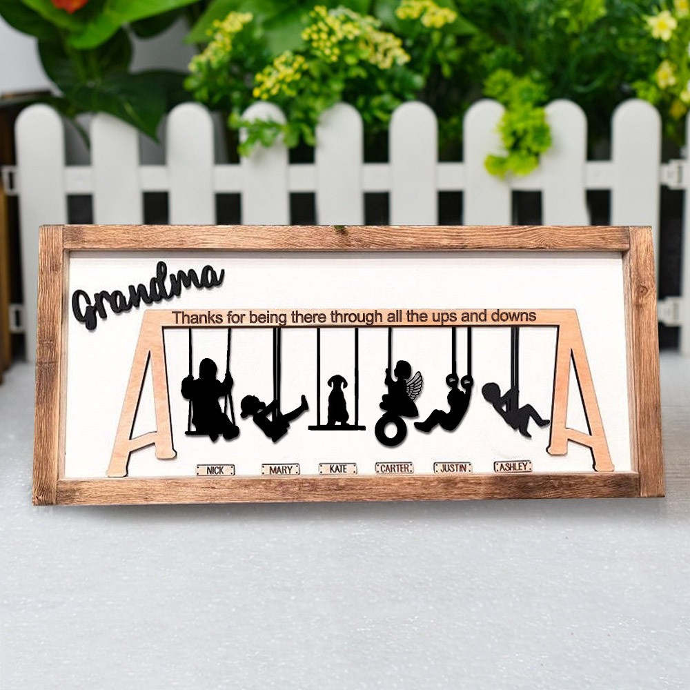 Personalized Swing Set Sign For Mother’s Day Gift