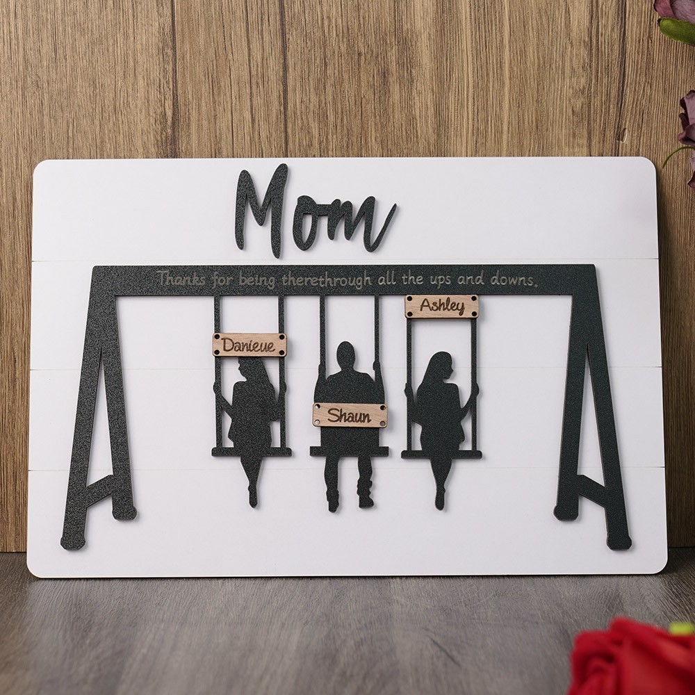 Personalized Swing Set Sign For Mother’s Day Gift