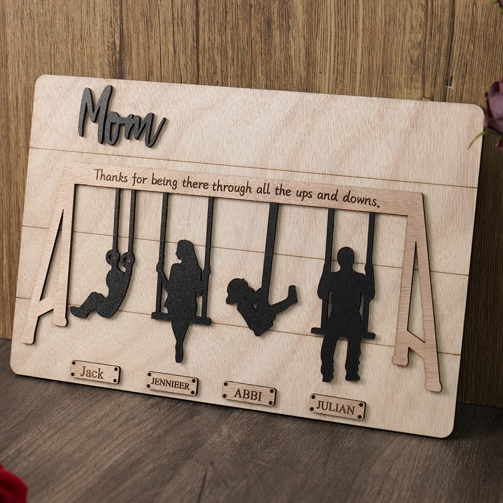 Personalized Swing Set Sign For Mother’s Day Gift