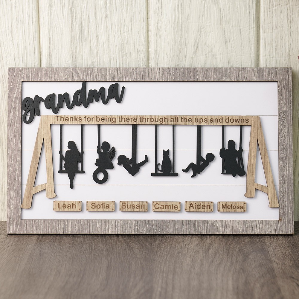 Personalized Swing Set Sign For Mother’s Day Gift