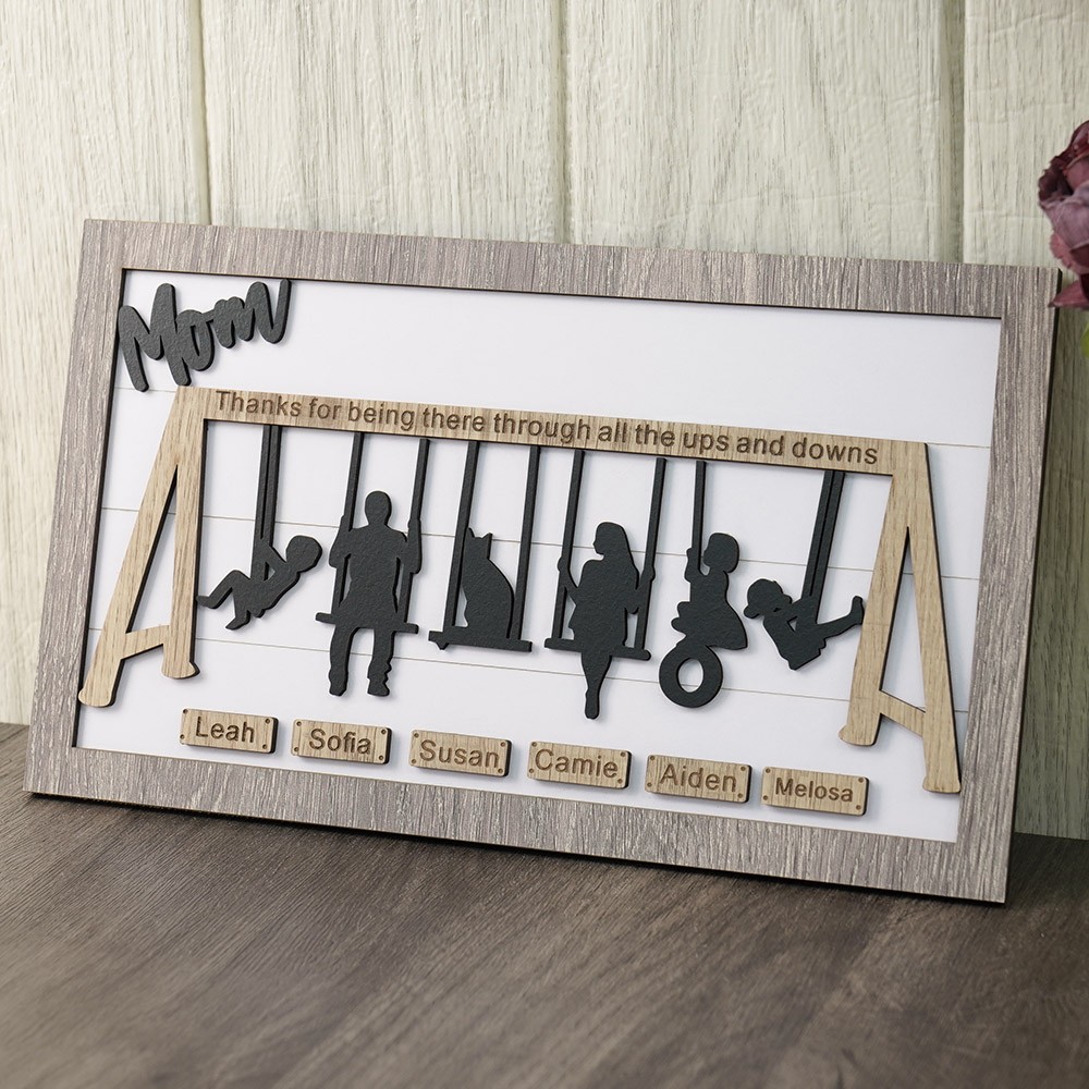 Personalized Swing Set Sign For Mother’s Day Gift