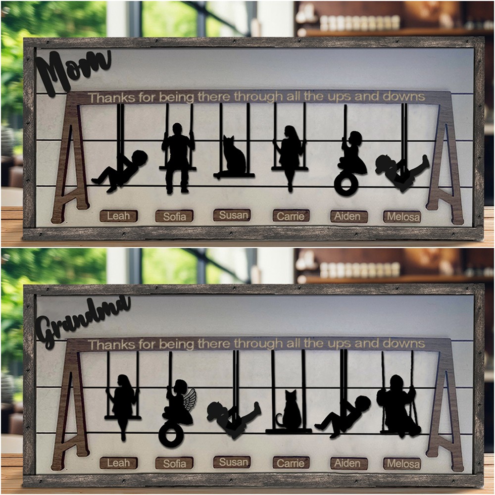 Personalized Swing Set Sign For Mother’s Day Gift