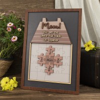 New Arrival - Mom You Are The Piece That Holds Us Together Wooden Puzzle Piece
