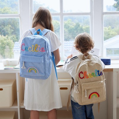 Personalized Kids Backpack With Name Back to School Gift
