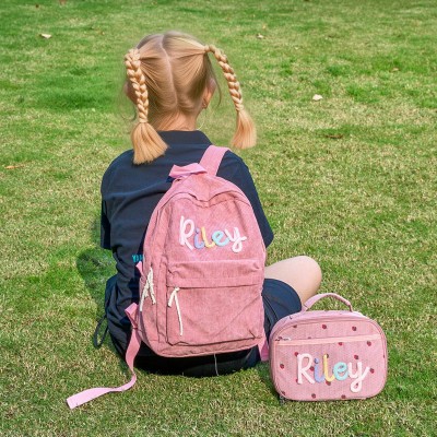 Personalized Kids Backpack With Name Back to School Gift
