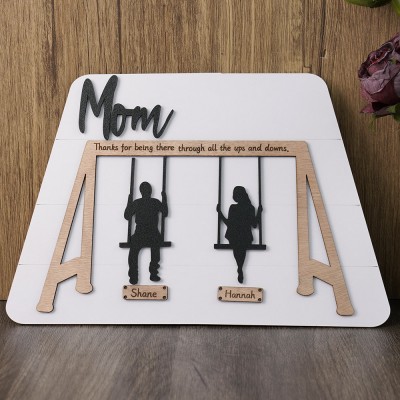 Personalized Swing Set Sign For Mother’s Day Gift