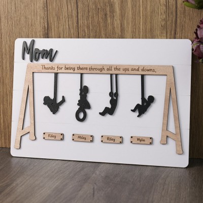 Personalized Swing Set Sign For Mother’s Day Gift