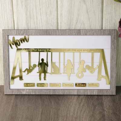 Personalized Swing Set Sign For Mother’s Day Gift