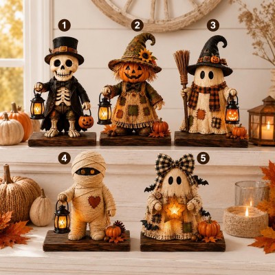 Custom Halloween Wooden Blocks