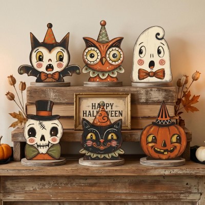 Custom Vintage Halloween Decor Indoor